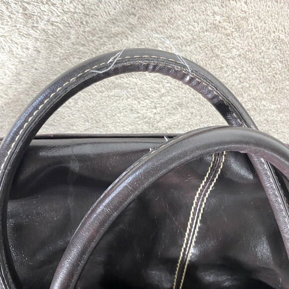 Aldo large brown faux leather purse handbag shoulder bag tote - Picture 11 of 15